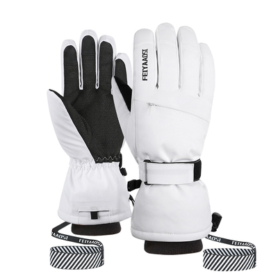 【内置防摔护腕】凯夫拉滑雪手套