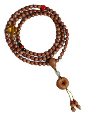 天然老山檀香精美平安扣