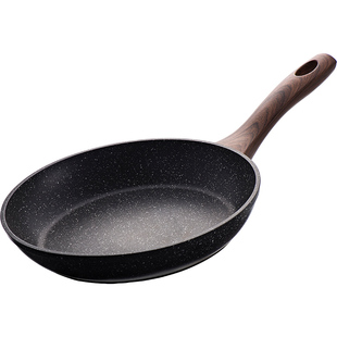 乐扣乐扣平底锅煎锅炒锅不粘锅家用煎蛋锅麦饭石电磁炉燃气通用锅