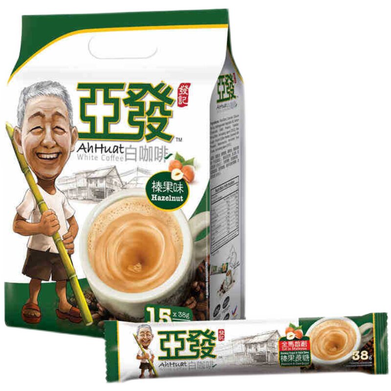 亚发特浓白咖啡三合一速溶饮品