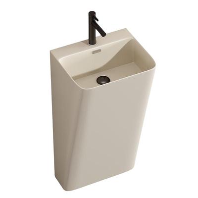 奶油洗手盆阳台洗脸盆陶瓷立柱盆