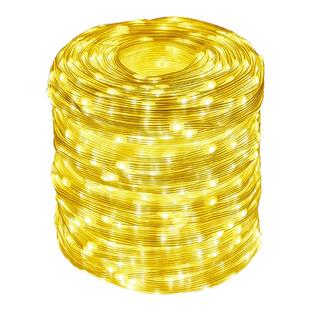 太阳能灯带户外防水皮线灯七彩变色彩灯串灯闪灯氛围新年庭院装饰