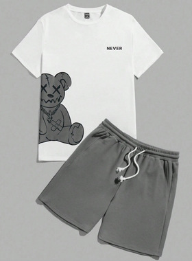 Y 53695 3D character graffiti set 3D 人物涂鸦休闲套装