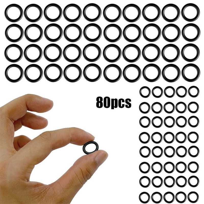 高压清洗机O形圈1/4 M22 3/8快速连接头密封圈一套80个