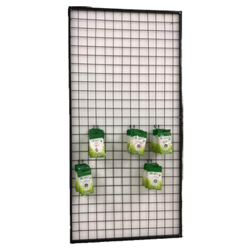 加粗带边框挂货立式展示格子架