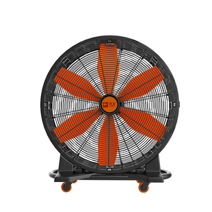 骆驼牌工业移动圆筒风扇永磁无刷大功率工厂仓库养殖场落地趴地扇