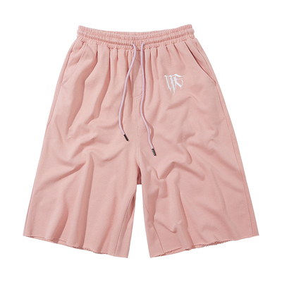 核爆炸奇卡诺全棉七分针织短裤粉