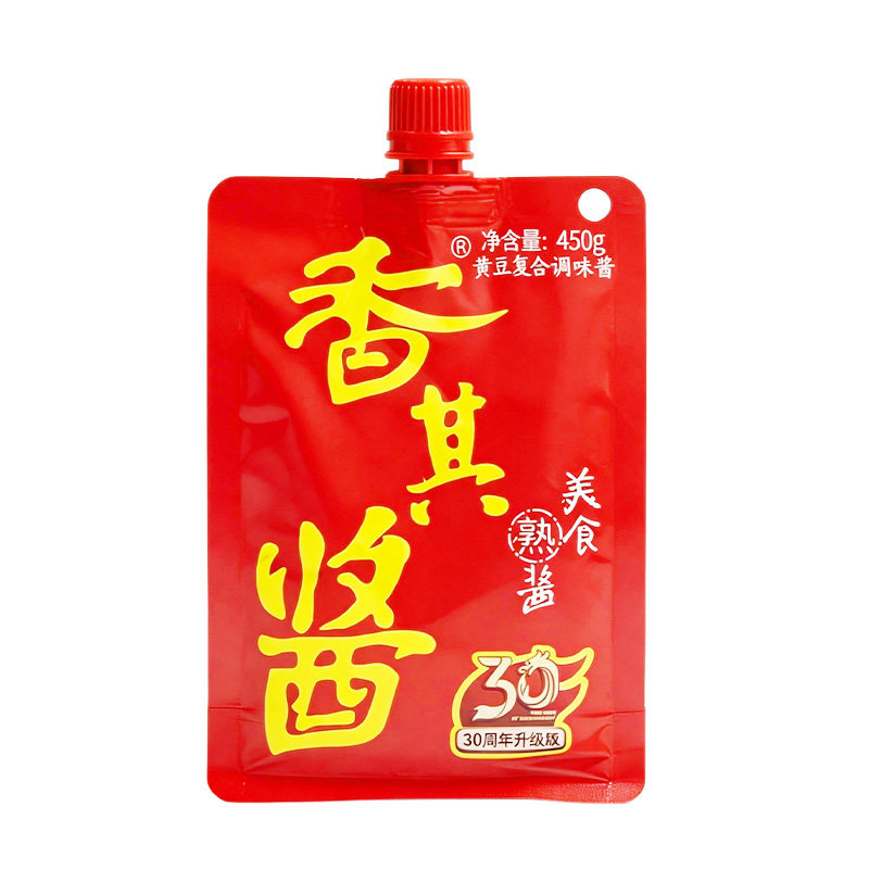 东北大酱香其酱24袋Ｘ450g整箱克正宗黄豆酱农家酱家用商用调味料