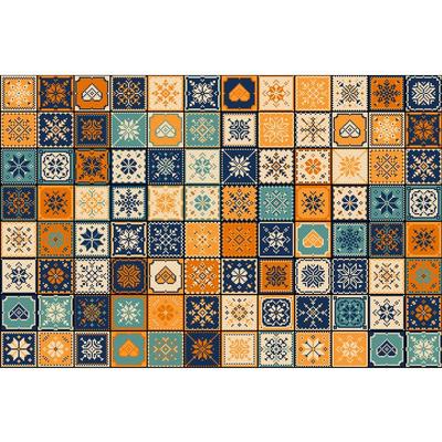 美式pvc地垫可擦洗脚垫厨房垫