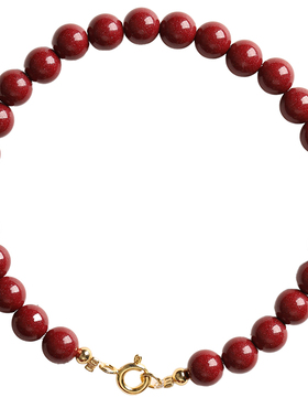 天然正品高含量朱砂手链女