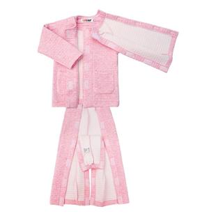 儿童骨折护理服腿脚手臂受伤打石膏易穿脱衣服透析理疗病号服纯棉