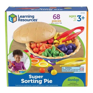 美国learning resources水果派水果颜色分类过家家玩具3岁+
