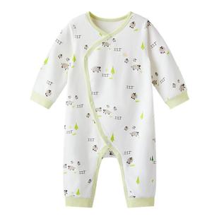 【新品】全棉时代超柔婴儿衣服宝宝四季打底衣连体衣新生儿睡衣新
