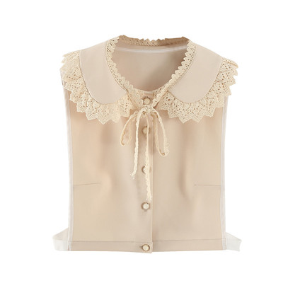 假领子森女日系文艺复古大娃娃