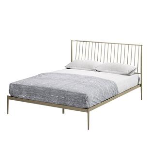 【亏本冲量】zinus时尚厚铁艺床架家用卧室双人床1.21.51.8米床架