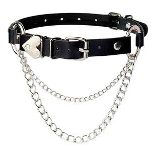 项圈chocker男生颈带项链女朋克饰品原创锁骨链暗黑风脖颈链颈环