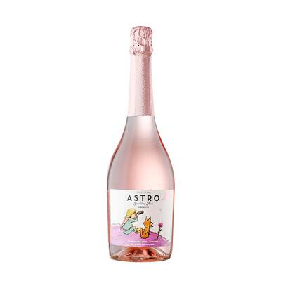 【自营】西班牙进口莫斯卡托起泡酒桃红微醺气泡酒果酒赠香槟杯
