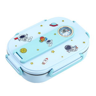 316不锈钢保温饭盒小学生专用男孩儿童餐盒一年级四格五格便当盒