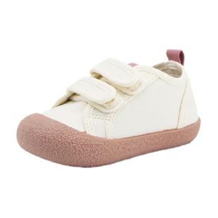 TOPSTAR儿童帆布鞋幼儿园室内鞋宝宝入园鞋女童小白鞋男童面包鞋