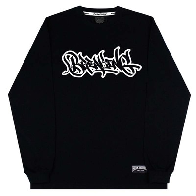 东海岸涂鸦bboy长袖T恤