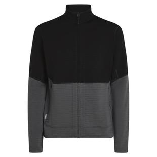 icebreaker美丽诺羊毛男400 Realfleece加绒长袖外套保暖徒步滑雪