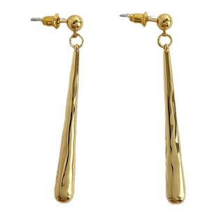 925银针韩国bornete同款Sophie Buhai小众设计水滴耳环女简约耳钉