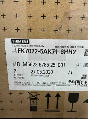 【询价】 电机1FK7022-5AK71-8HH2 适用