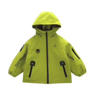 男童夹棉外套秋冬款2025新款儿童三合一冲锋衣宝宝保暖软壳衣潮牌