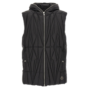 Moncler Rick Owens Geocamo ziplock男羽绒马甲26早春意大利代购