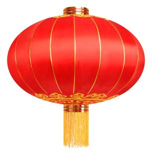 新款大红灯笼定做户外防水铁口绸缎开业广告阳台春节装饰福字绒布