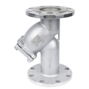 304 316L不锈钢法兰式Y型过滤器GL41W-16P 重型管道蒸汽阀门排污