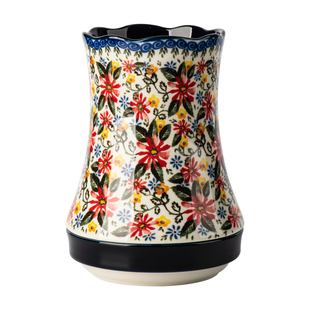 波兰筷子筒家用厨房沥水筷子勺子收纳筒复古陶瓷筷子架筷笼筷子篓