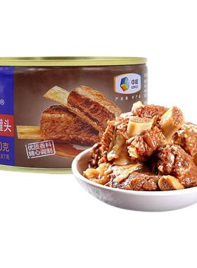 中粮梅林红烧排骨罐头340g