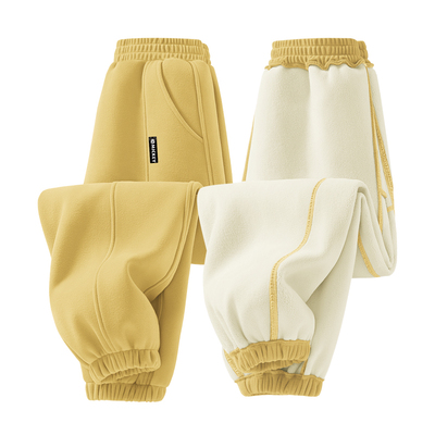 迪士尼女童加绒裤子加厚2025新款