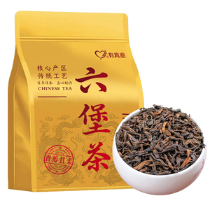陈香老六堡茶金花黑茶叶窖藏品质