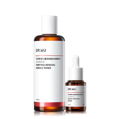 DR.WU达尔肤杏仁酸磨皮套组祛痘去粉刺改善角质