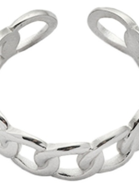 链条戒指钛钢男女同款食指