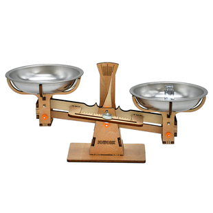 托盘天平秤手工DIY材料包中小学科技小制作科学实验益智拼装模型