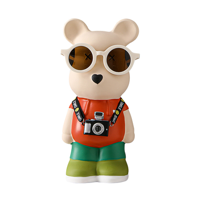 暴力熊存钱罐摆件客厅电视柜装饰