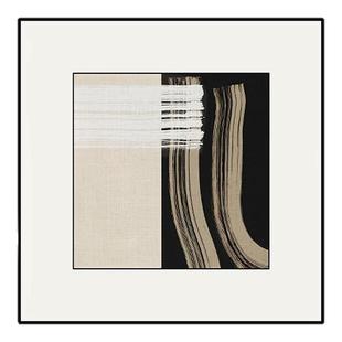 现代简约轻奢高级感客厅装饰画玄关餐厅卧室挂画极简风小众抽象画