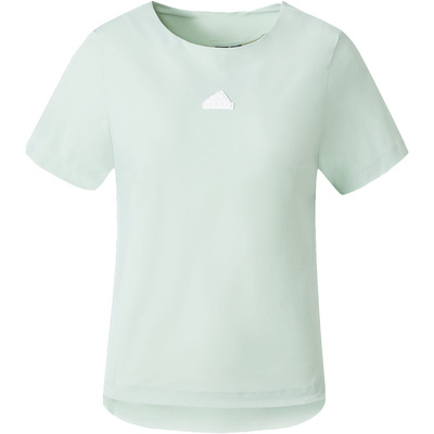 阿迪达斯女子运动透气圆领短袖