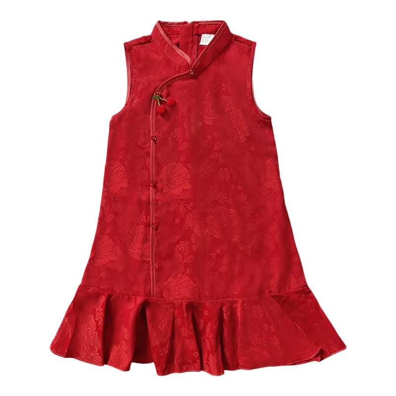夏季新中式女童礼服旗袍