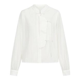 【新东方少女】PIT复古莱赛尔长袖衬衫新中式衬衣女2025春装新款