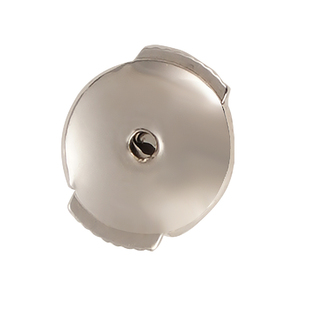 飞碟耳钉后塞防掉耳钉塞防扎耳塞配件镀18K金耳环耳堵耳钉扣固定