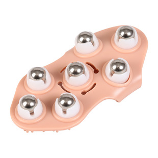 七珠滚珠按摩器全身通用滚轮经络刷疏通仪器手动推揉腹部肚子腰部