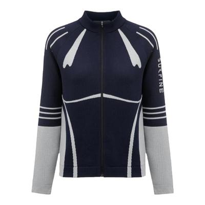 SURPINE松野湃美利奴羊毛保暖拉链滑雪中间层外套女