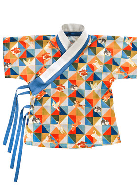 桐花坞明制改良汉服男童夏季