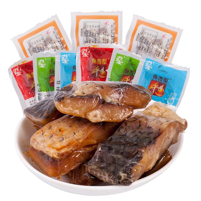 鱼香聚醉鱼干500g香辣味即食鱼块