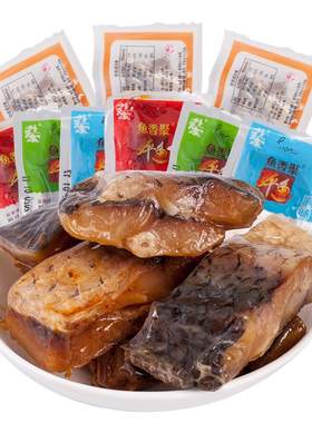 鱼香聚醉鱼干500g香辣味即食鱼块