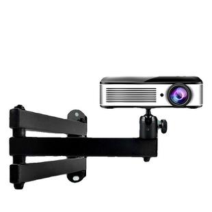 投影仪支架墙架吊架可折叠1/4接口全金属适用极米当贝坚果投影机家用吊装壁挂两用床头沙发打孔通用6mm架子